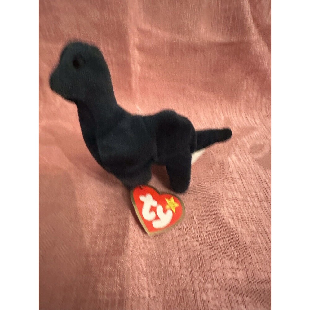 TY McDonald's Teenie BEANIE BABY BRONTY The Brontosaurus  Dinosaur 1999